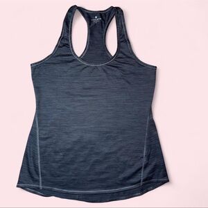 Athleta Charcoal Racerback Tank Top